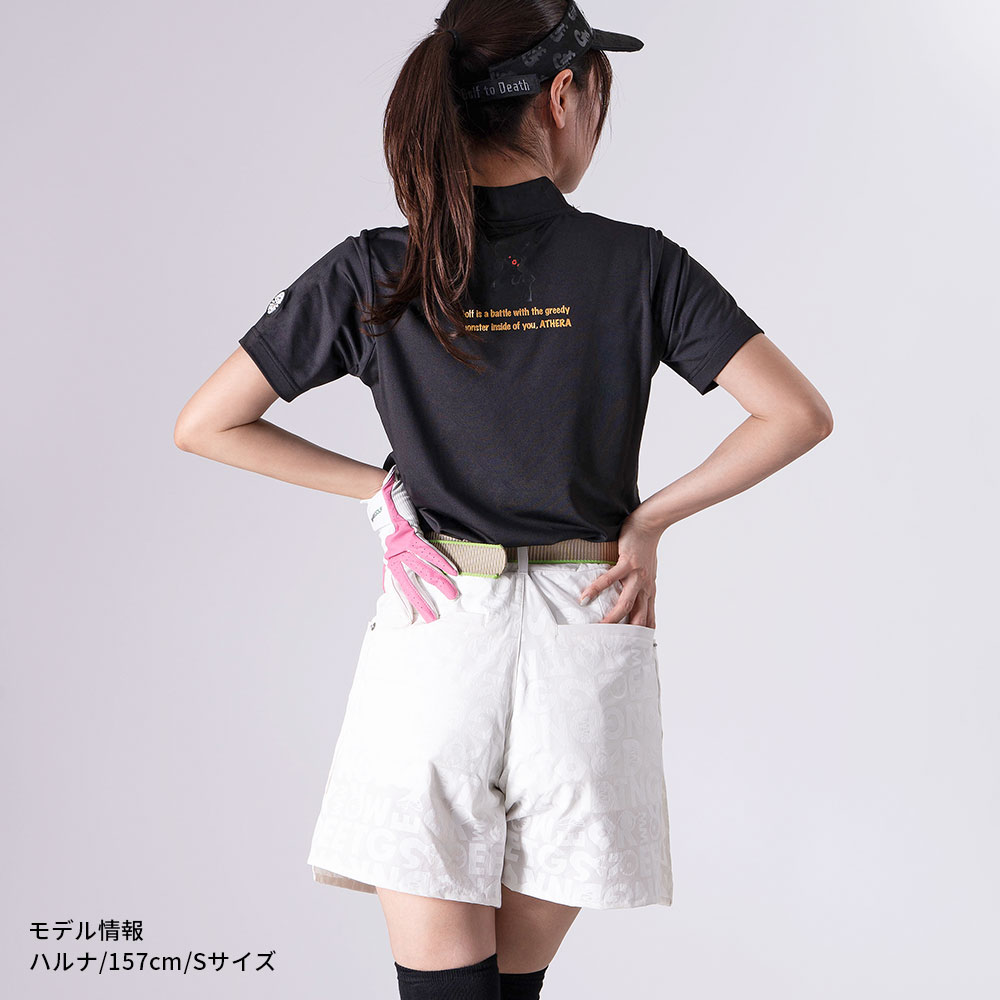 【GREED MONSTER】グリードモンスター Bordering Logo モックネックTシャツ