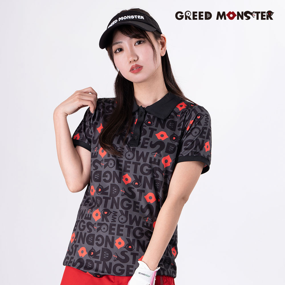 MONSTER Pattern ポロシャツ