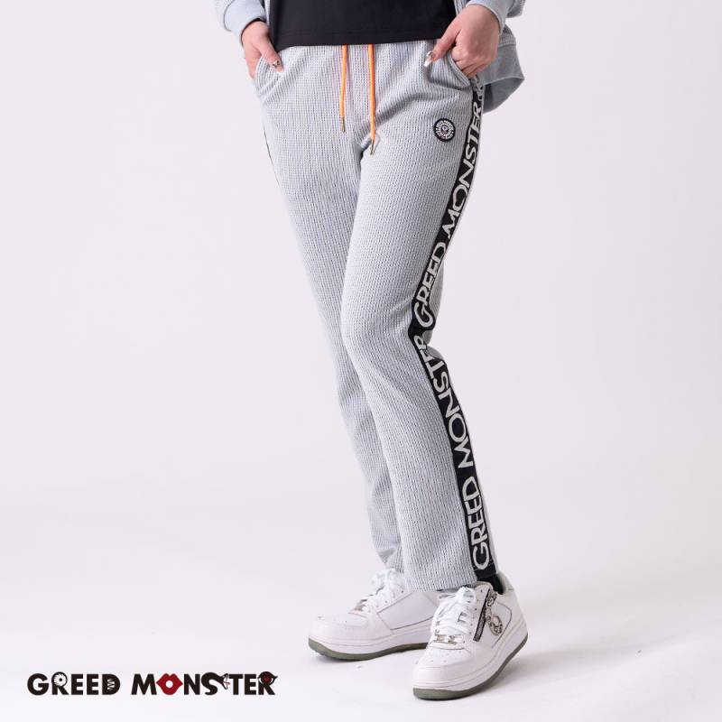 【GREED MONSTER】グリードモンスター LOGO TAPE ワッフルパンツ