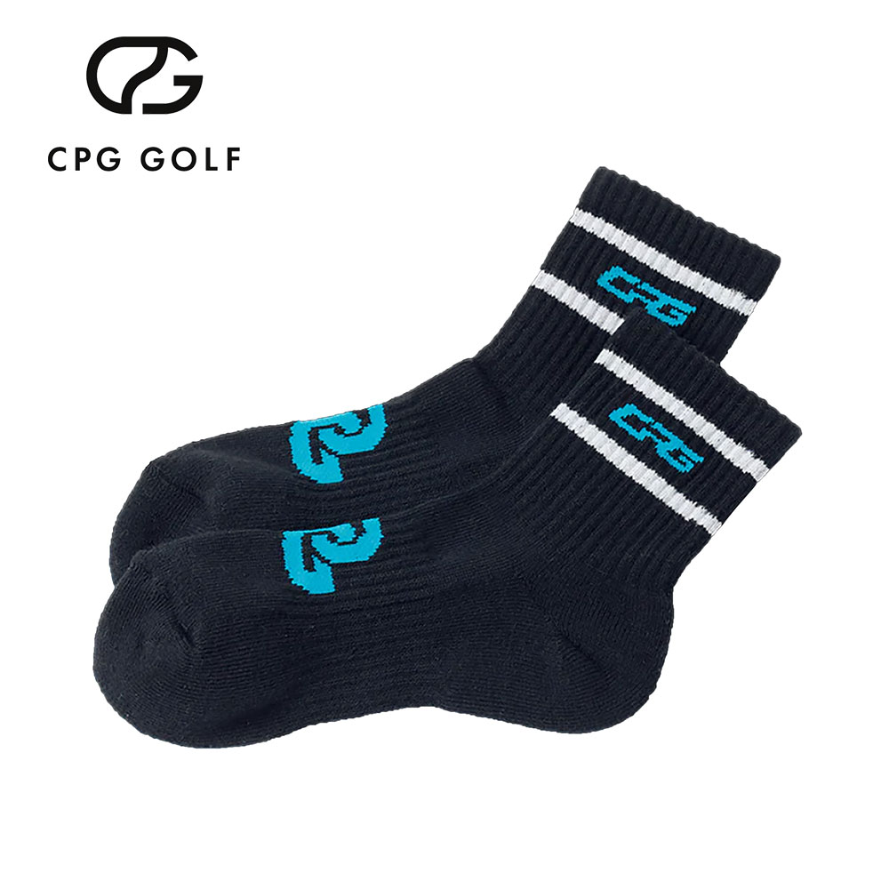 メンズミドルソックス　BLACK【CPG GOLF】