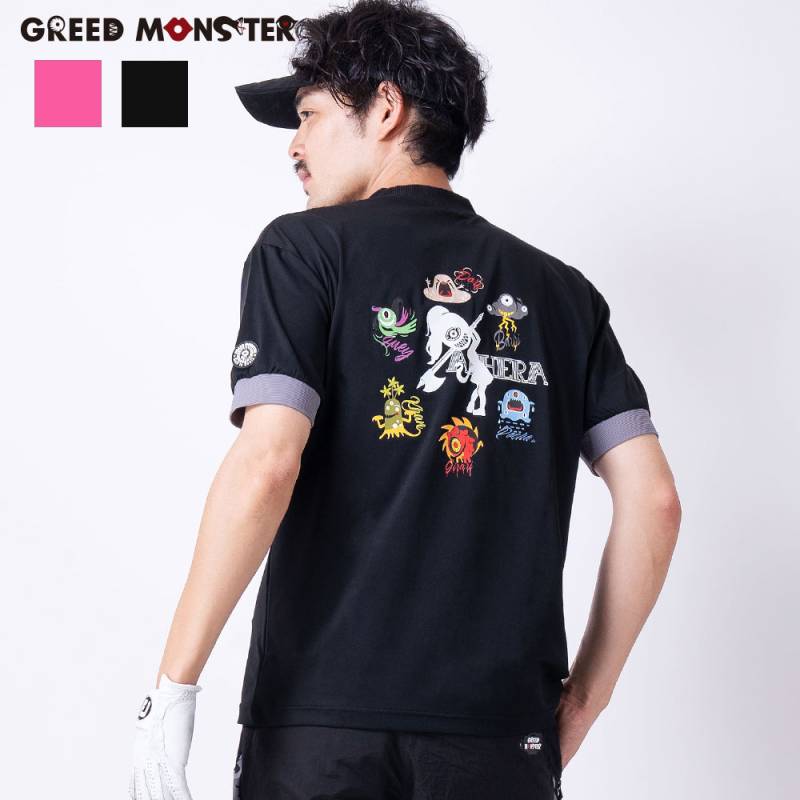 【GREED MONSTER】グリードモンスター All MonsterハーフZIPカットソー