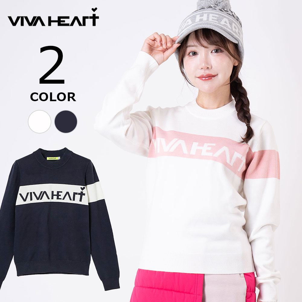 【LADIES】VIVAHEART　ロゴニット
