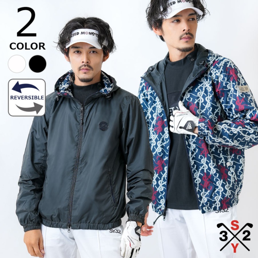 SYG グラフィックリバーシブルジャケット【SY32 GOLF】