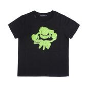 ネオンスプレー立体刺繍半袖Tシャツ【GREED MONSTER】