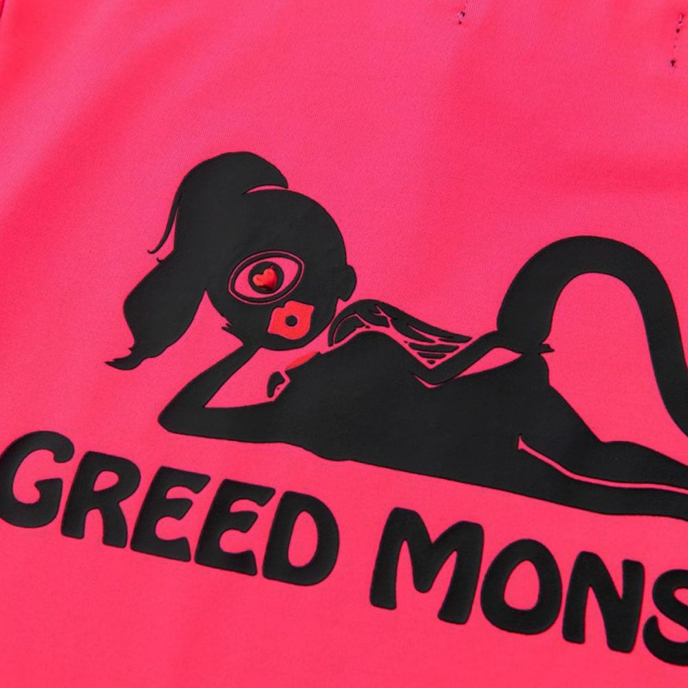 【GREED MONSTER】グリードモンスター ANNON ATHERA ネオンカラーモックネックTシャツ