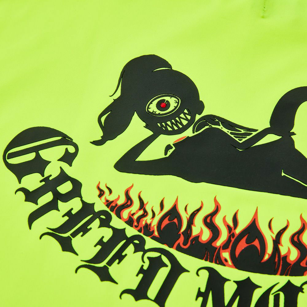 【GREED MONSTER】グリードモンスター GEKIRIN ATHERA ネオンカラーモックネックTシャツ
