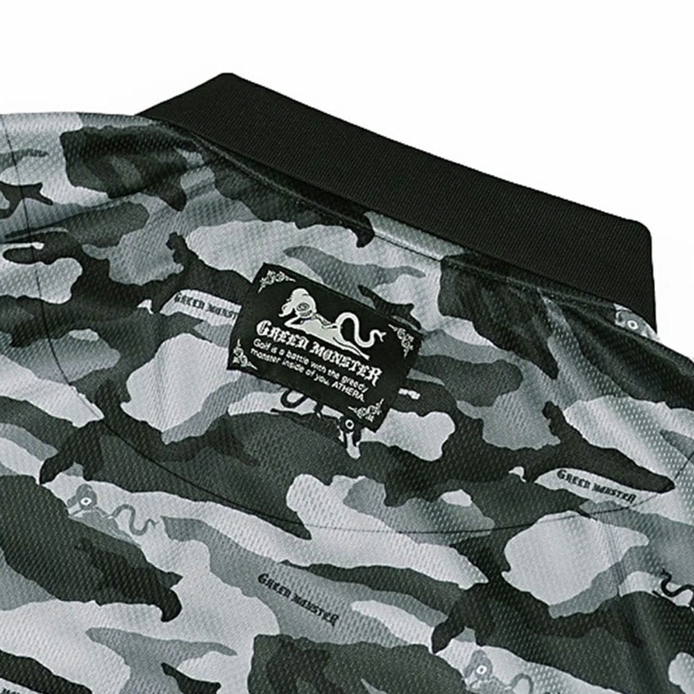 ATHERA Camouflage メッシュポロシャツ