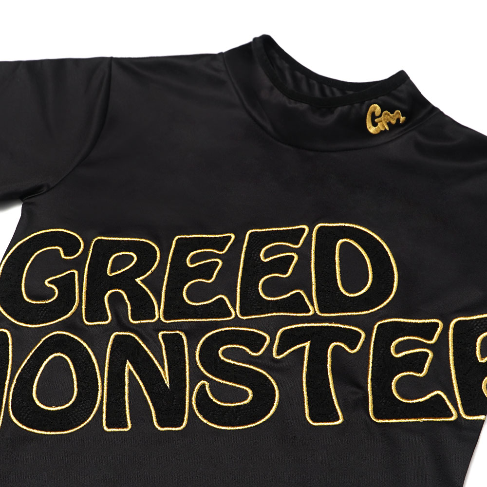 【GREED MONSTER】グリードモンスター RACE PATCH モックネック長袖カットソー