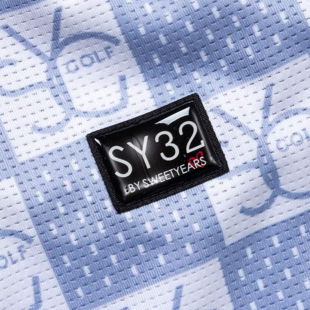 GRID GRAPHIC モックネックTシャツ【SY-32】