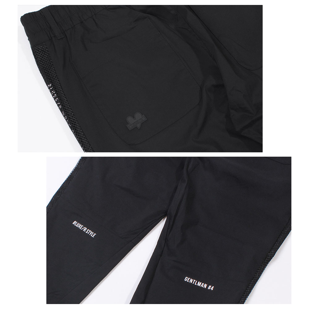 【MENS】LUXE/R GOLF 撥水加工メッシュサイドラインストレッチスリムパンツ