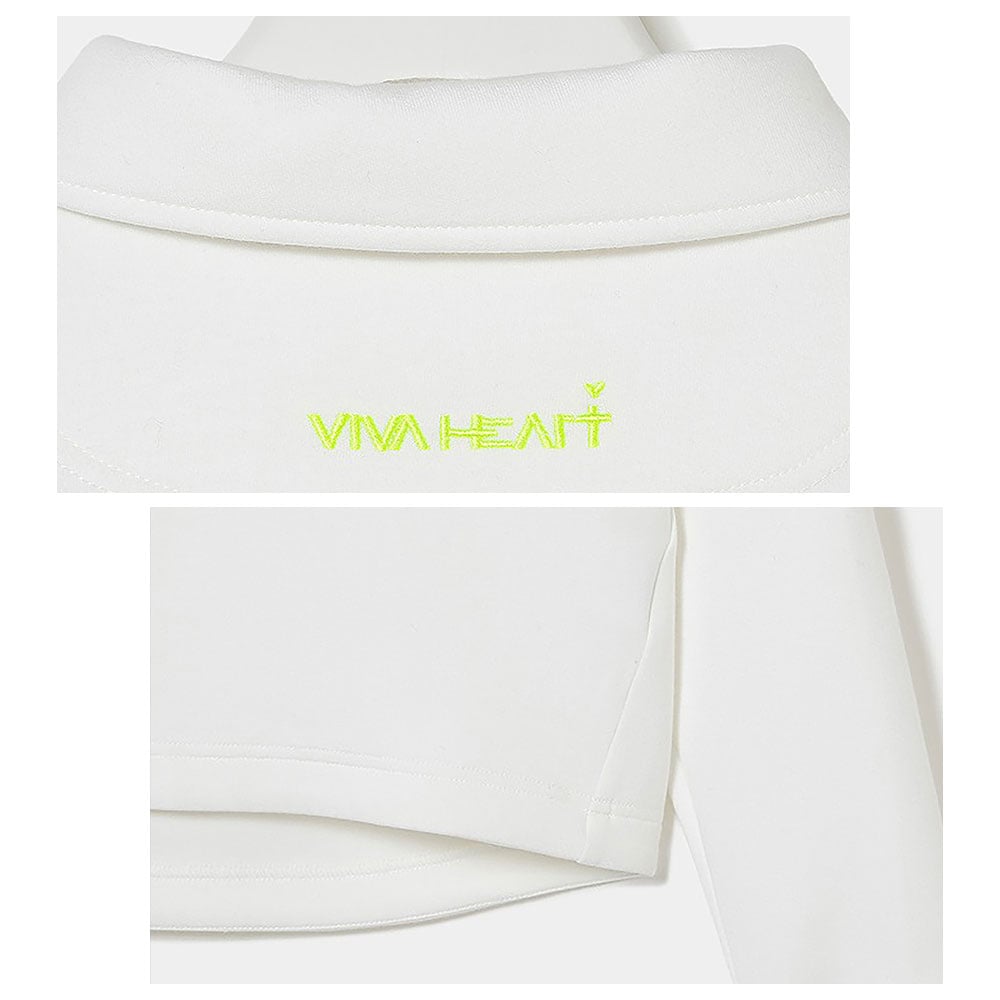 ソフトストレッチダンボール襟付きプルオーバー【VIVAHEART】