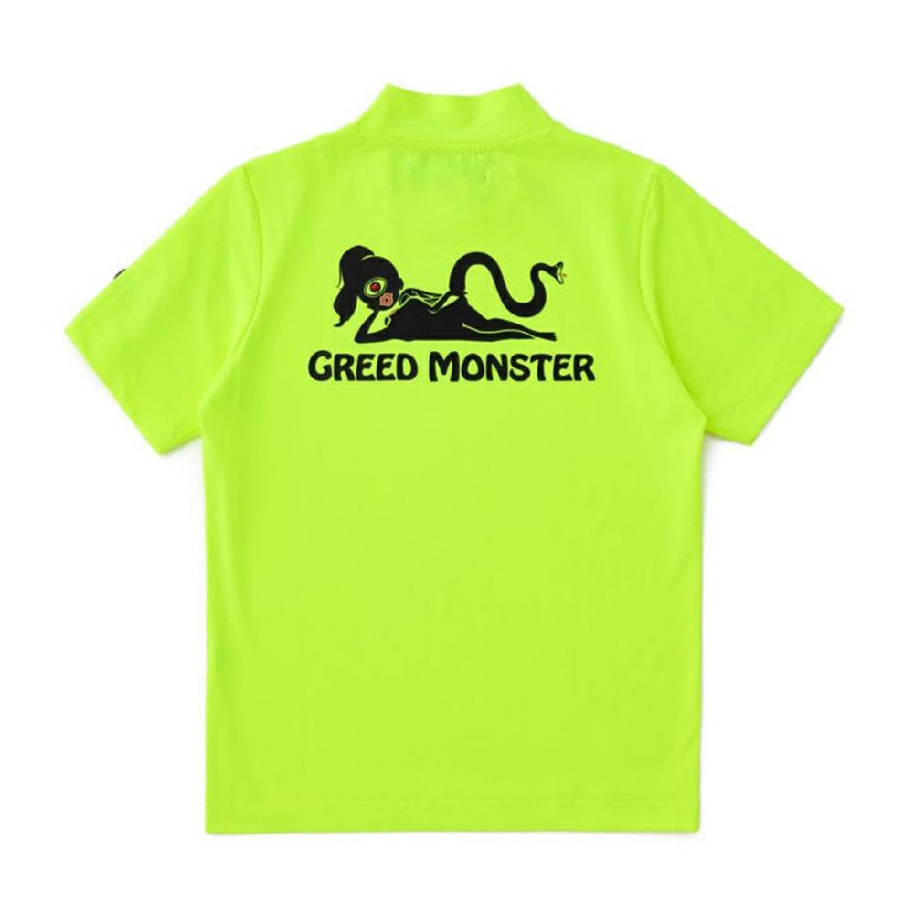 【GREED MONSTER】グリードモンスター ANNON ATHERA ネオンカラーモックネックTシャツ