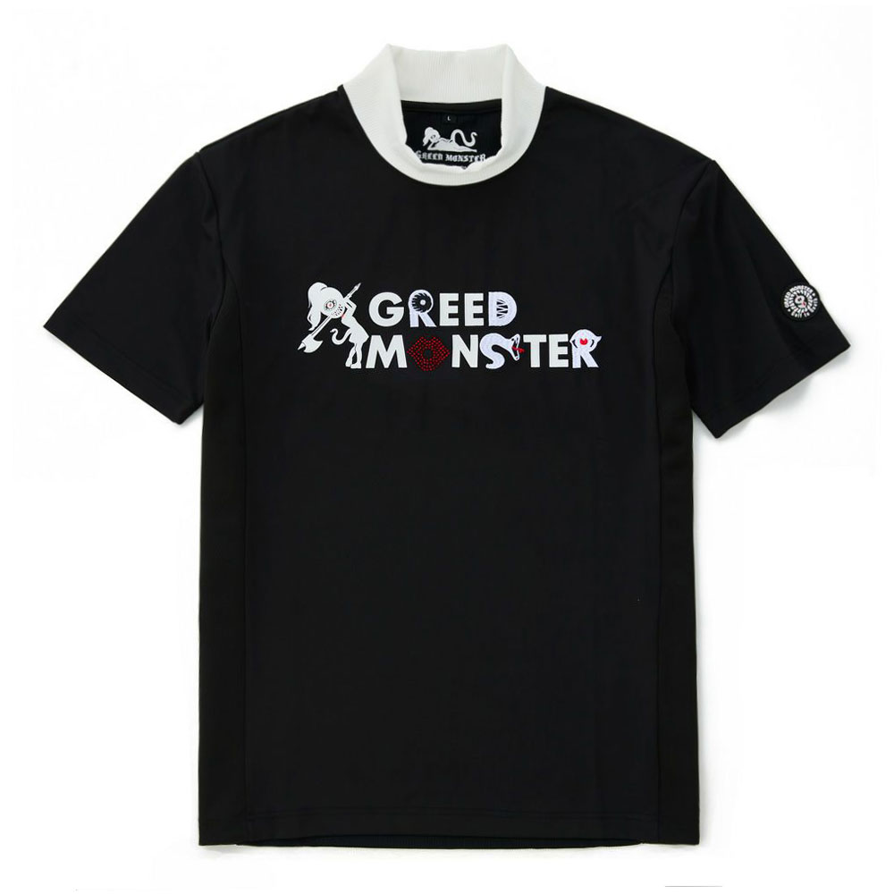 【GREED MONSTER】グリードモンスター Multi pattern モックネックTシャツ