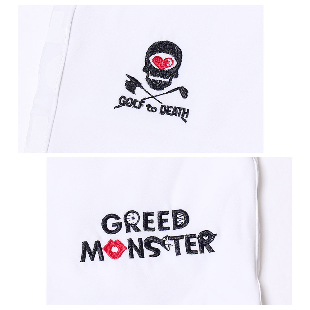 バックパネルプリントハーフパンツ【GREED MONSTER】