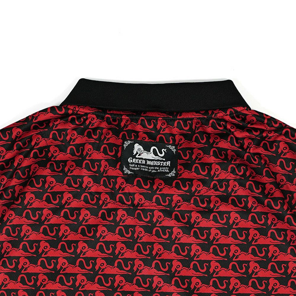 ATHERA pattern ポロシャツ