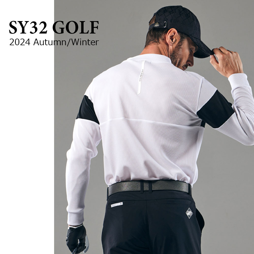 ミニワッフルロングモックネック【SY32 GOLF】