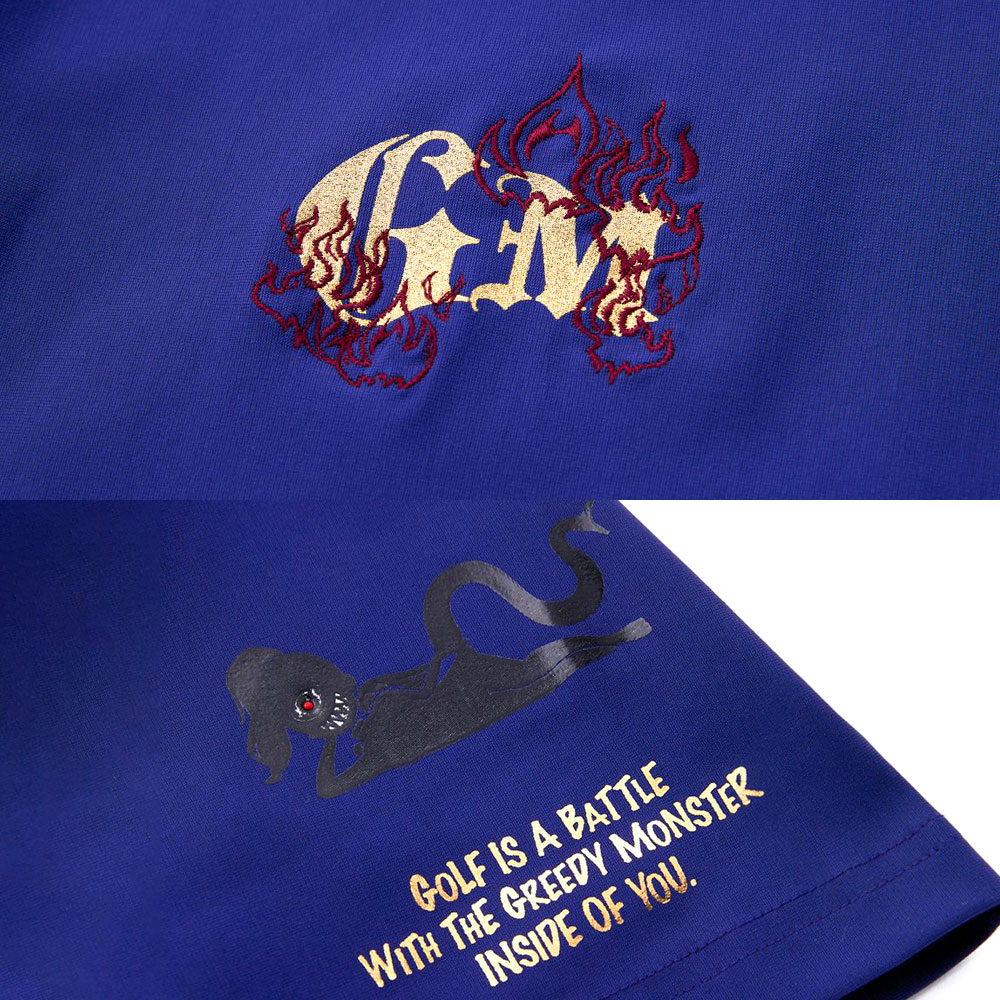 BIG ATHERA EYE カラフルモックネックＴシャツ