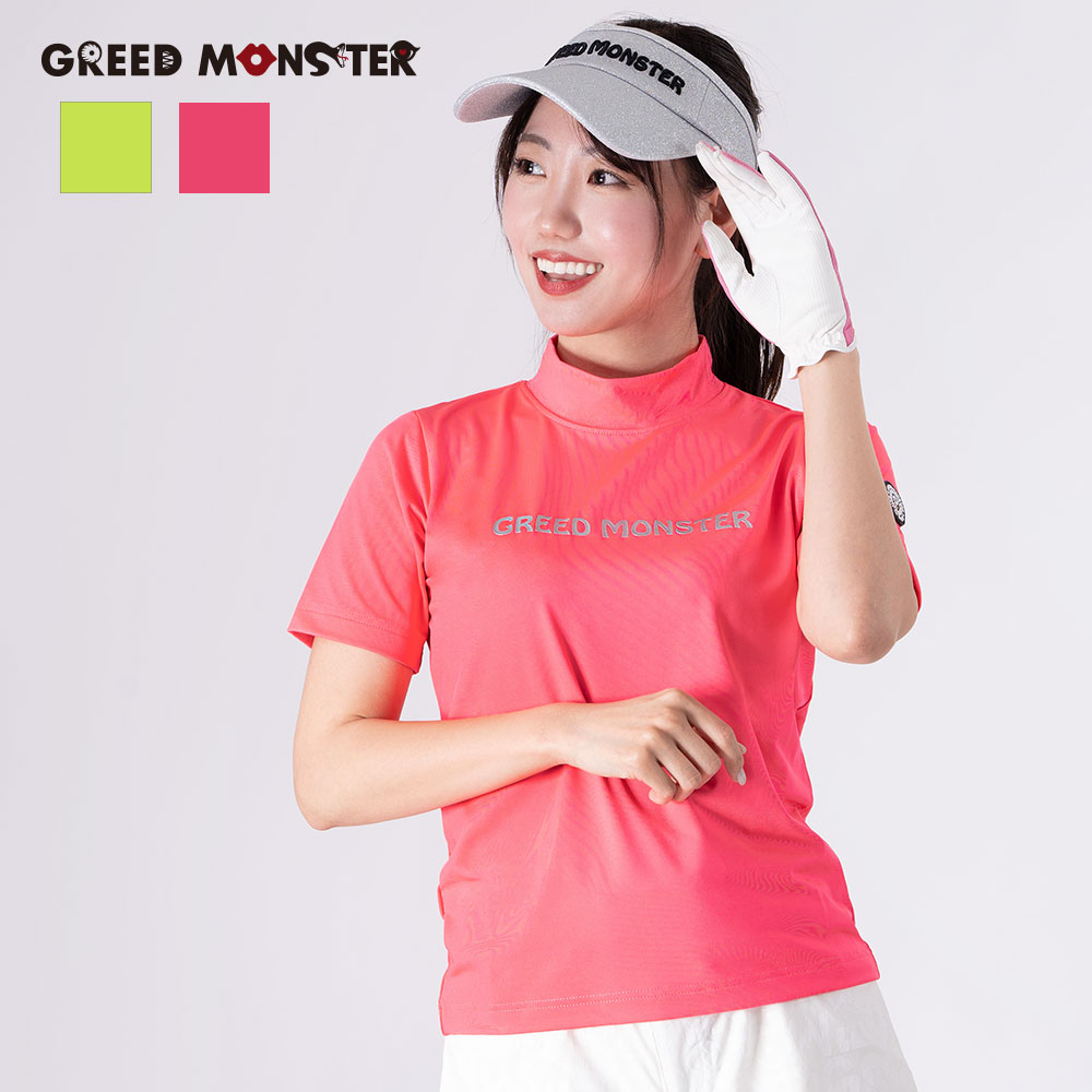 【GREED MONSTER】グリードモンスター ANNON ATHERA ネオンカラーモックネックTシャツ