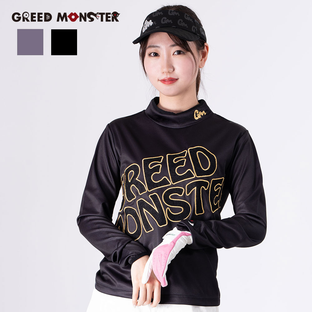 【GREED MONSTER】グリードモンスター RACE PATCH モックネック長袖カットソー