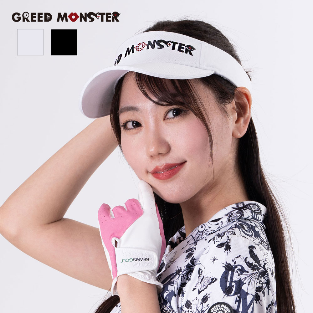 【GREED MONSTER】グリードモンスター ラインストーンサンバイザー