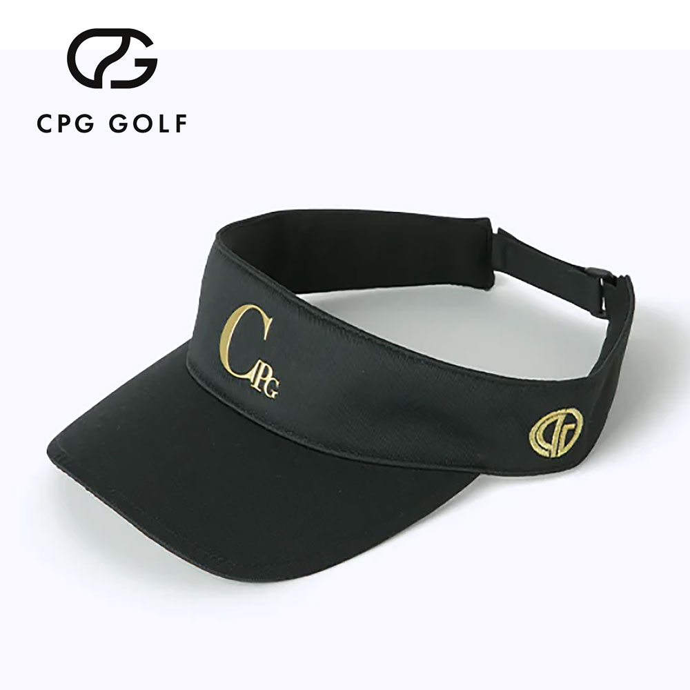 ドレッシーロゴサンバイザー　BLACK【CPG GOLF】