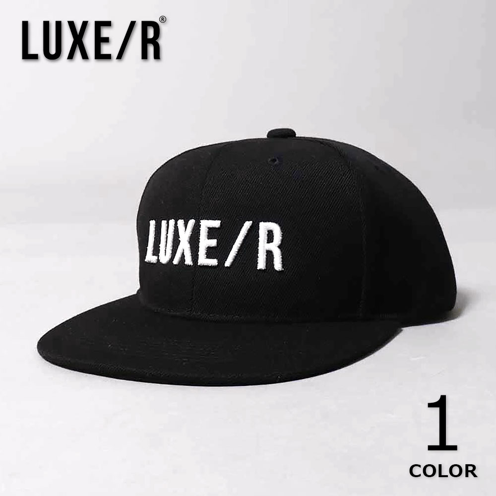 立体3D刺繍ロゴフラットキャップ【LUXE/R GOLF(ラグジュゴルフ)】