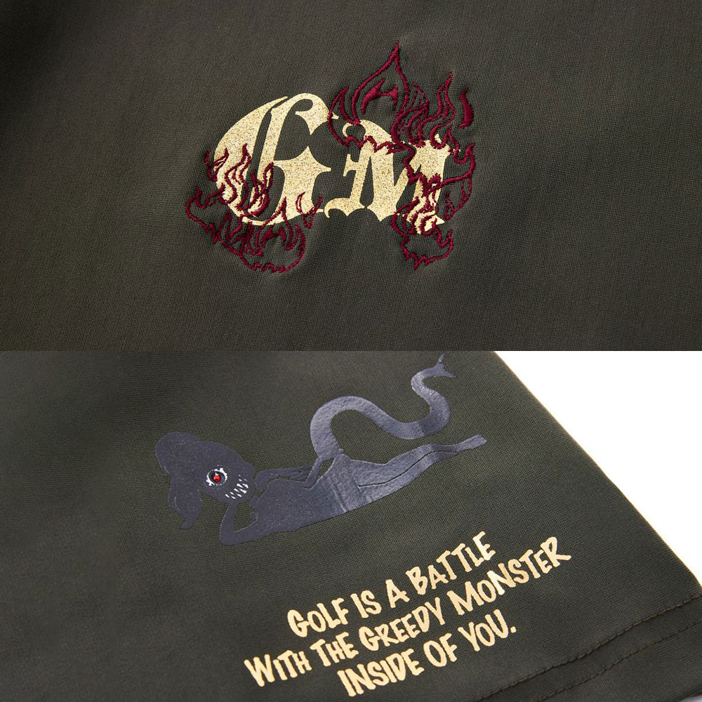 BIG ATHERA EYE カラフルモックネックＴシャツ