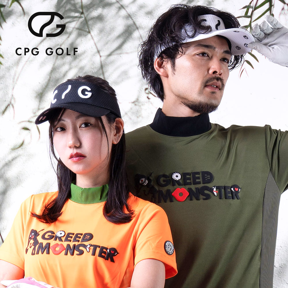 メッシュサンバイザー WHITE【CPG GOLF】