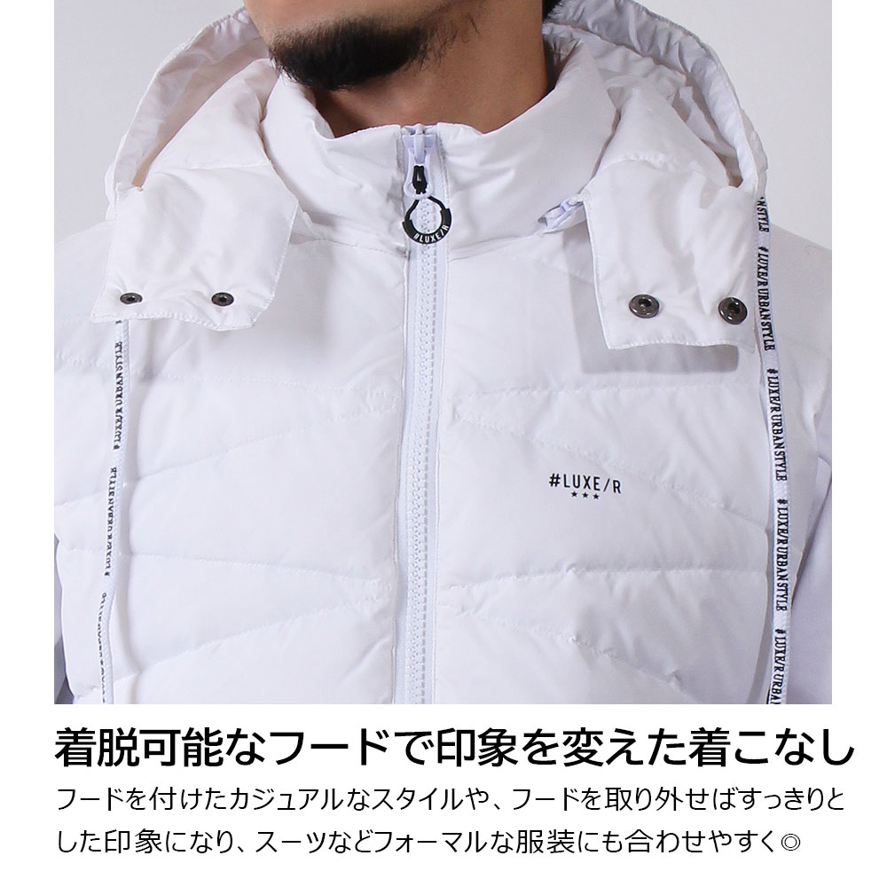 【MENS】LUXE/R GOLF ダウンフードジャケット