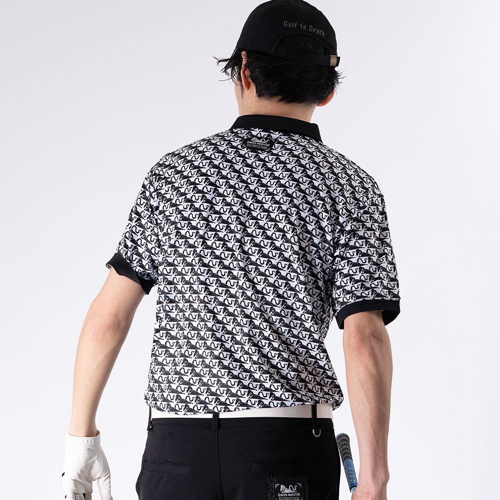 ATHERA pattern ポロシャツ