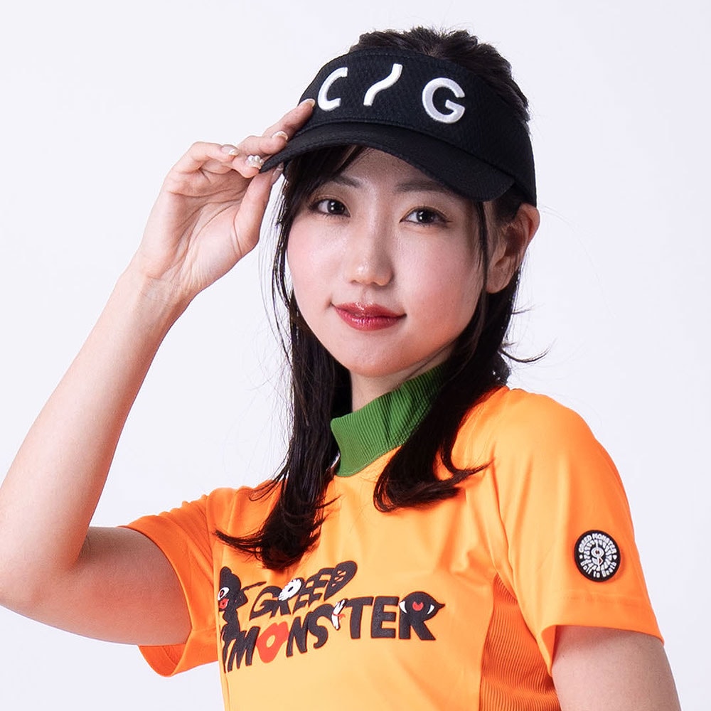 メッシュサンバイザー BLACK【CPG GOLF】
