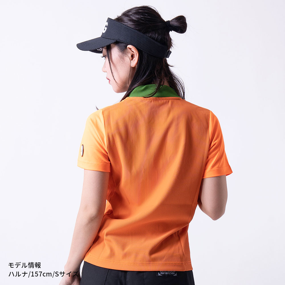 Multi Pattern モックネックTシャツ