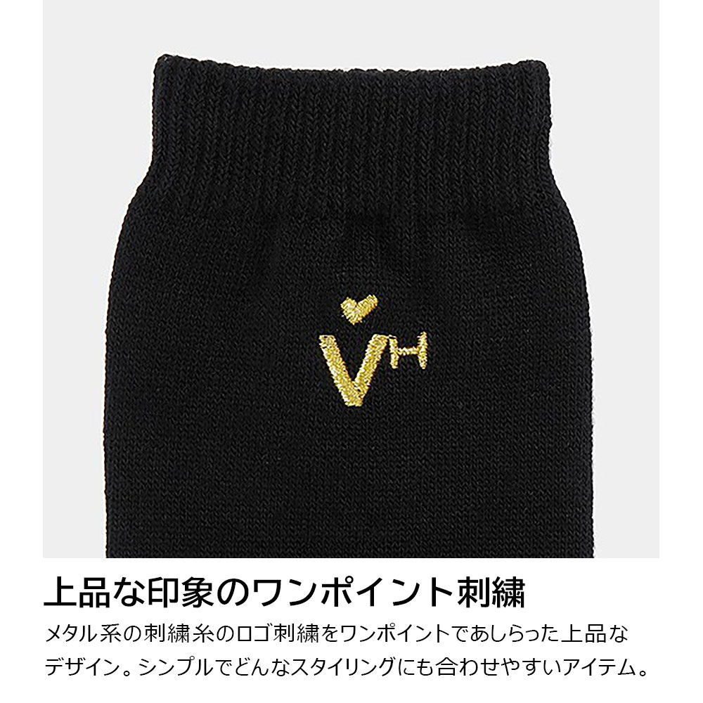ワンポイントハイソックス【VIVAHEART】