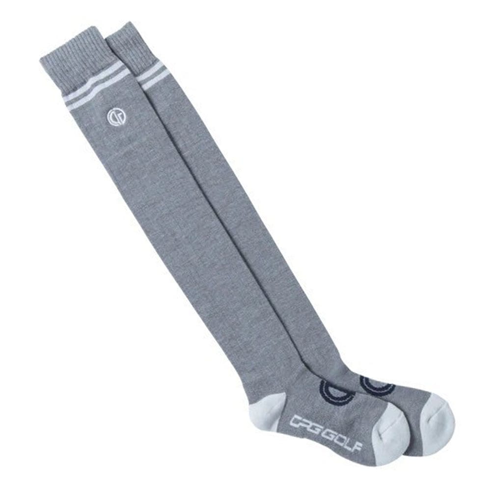 ダブルボーダーニーハイソックス Gray【CPG GOLF】