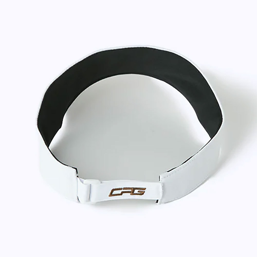 ドレッシーロゴサンバイザー　WHITE【CPG GOLF】