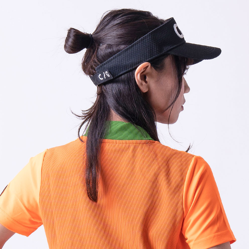 メッシュサンバイザー BLACK【CPG GOLF】