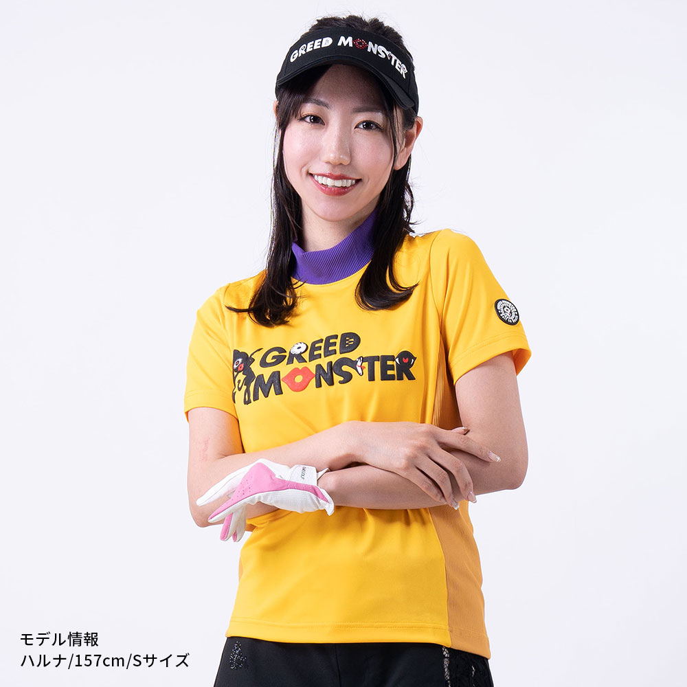 Multi Pattern モックネックTシャツ