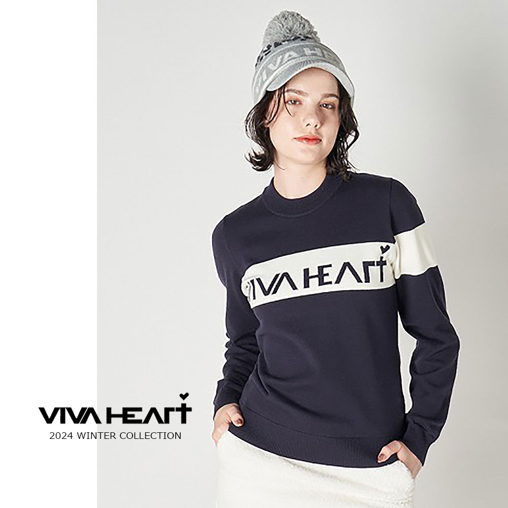 【LADIES】VIVAHEART　ロゴニット
