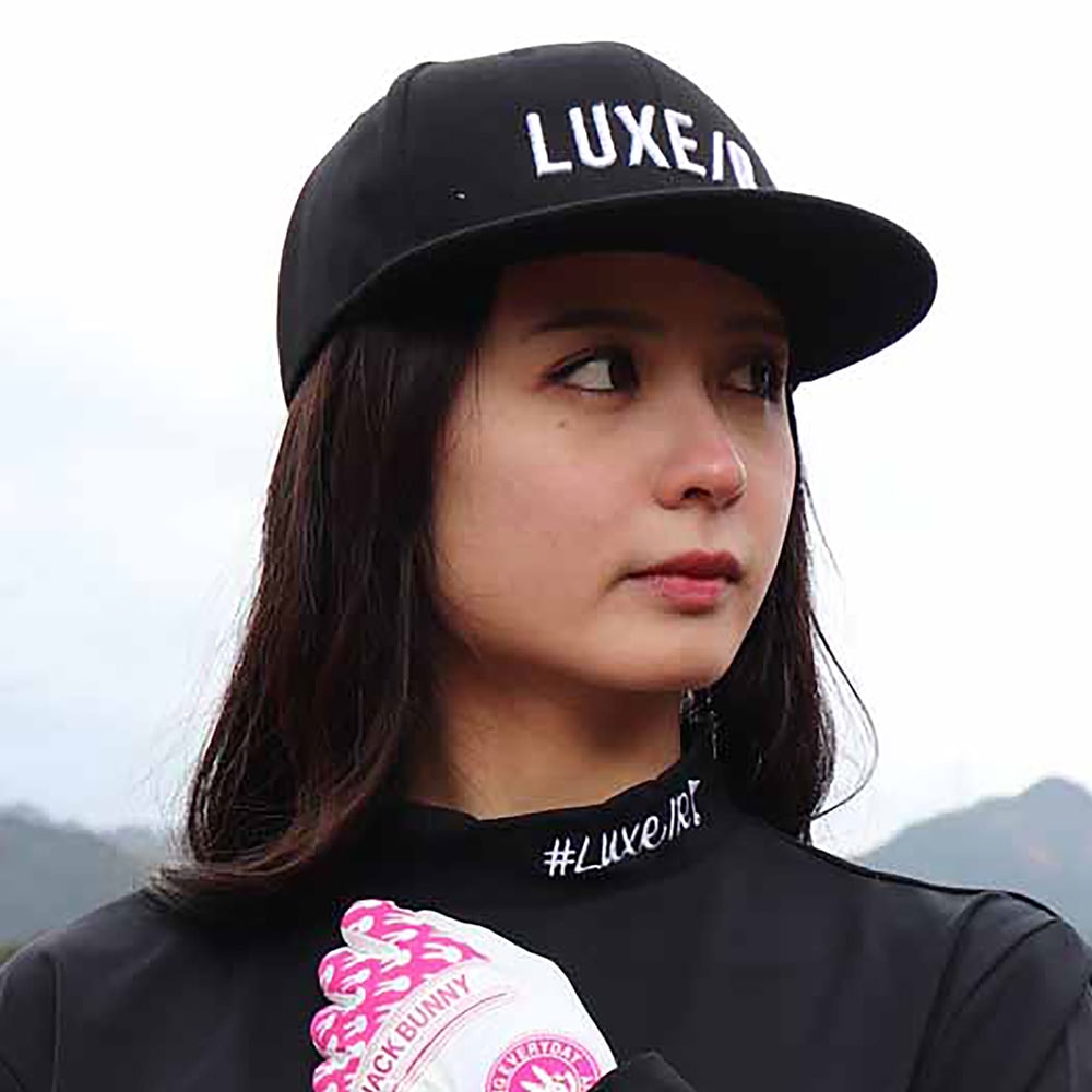 立体3D刺繍ロゴフラットキャップ【LUXE/R GOLF(ラグジュゴルフ)】