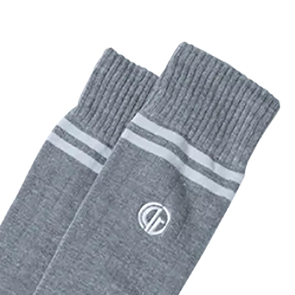 ダブルボーダーニーハイソックス Gray【CPG GOLF】