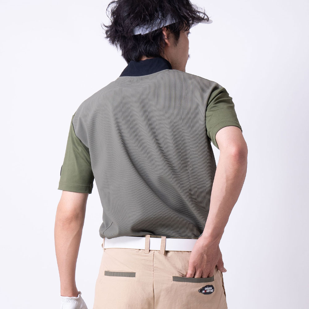 【GREED MONSTER】グリードモンスター Multi Pattern モックネックTシャツ