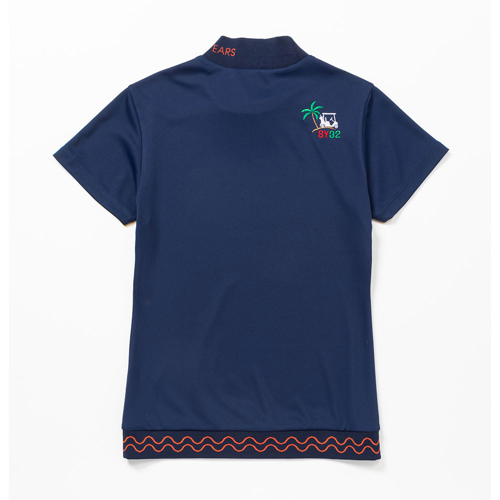 SURFLINE W's モックネックTシャツ【SY-32】