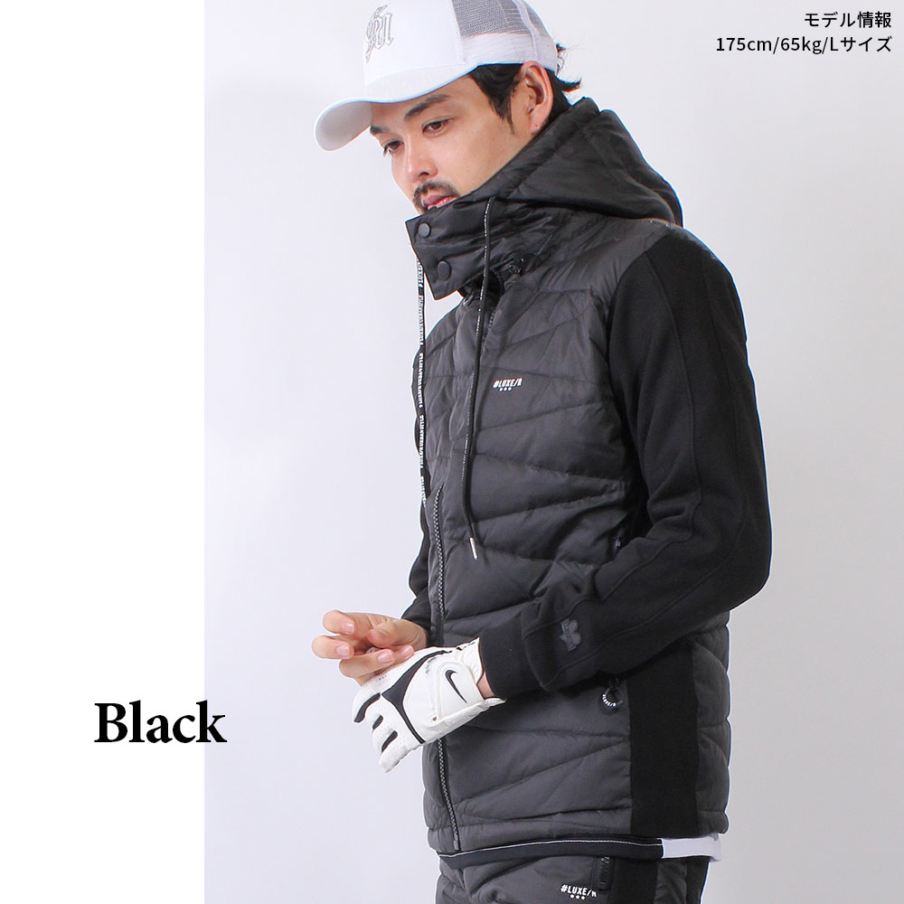 【MENS】LUXE/R GOLF ダウンフードジャケット