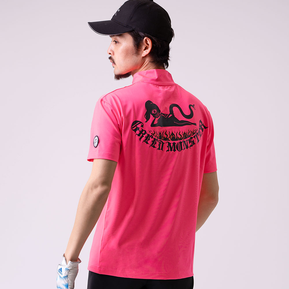 【GREED MONSTER】グリードモンスター GEKIRIN ATHERA ネオンカラーモックネックTシャツ