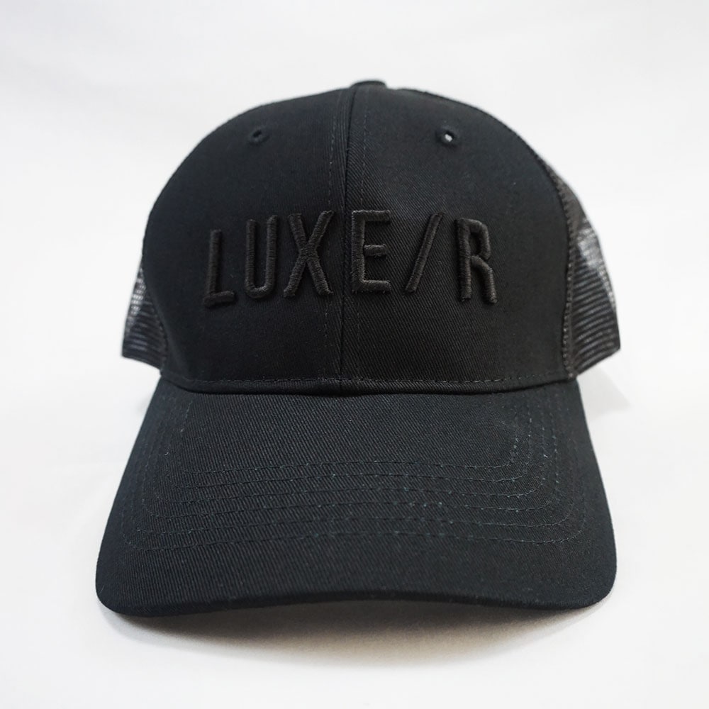 立体3D刺繍ロゴメッシュキャップ【LUXE/R GOLF(ラグジュゴルフ)】