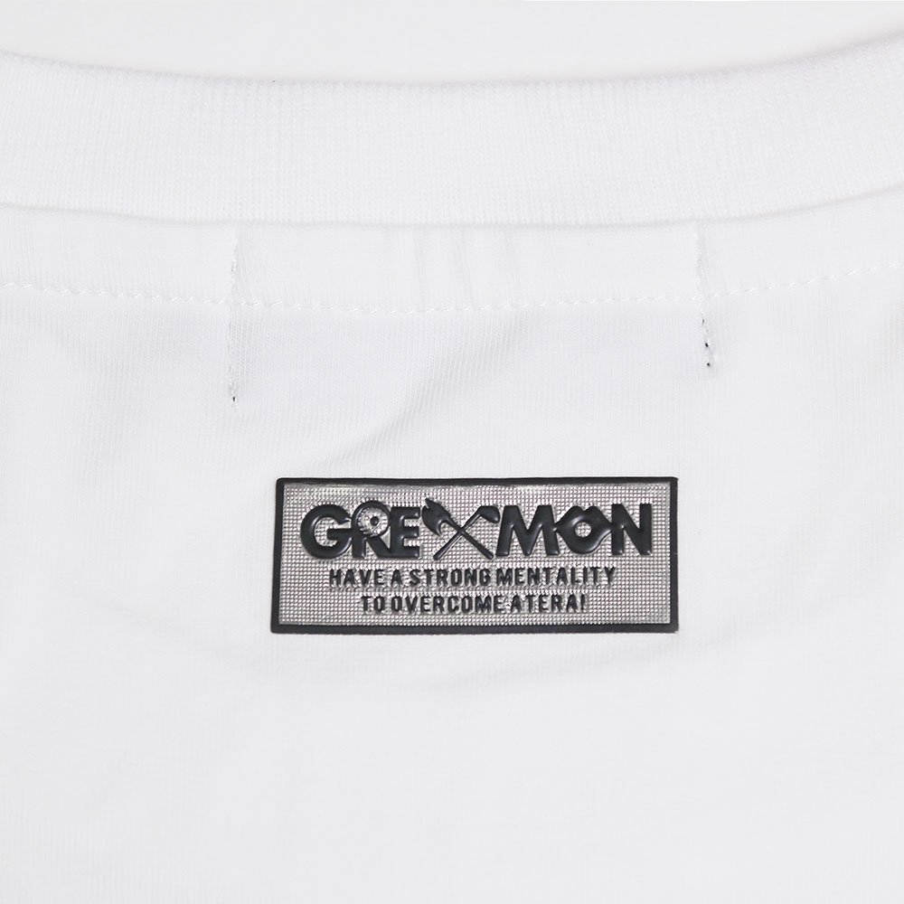 ネオンスプレー立体刺繍半袖Tシャツ【GREED MONSTER】