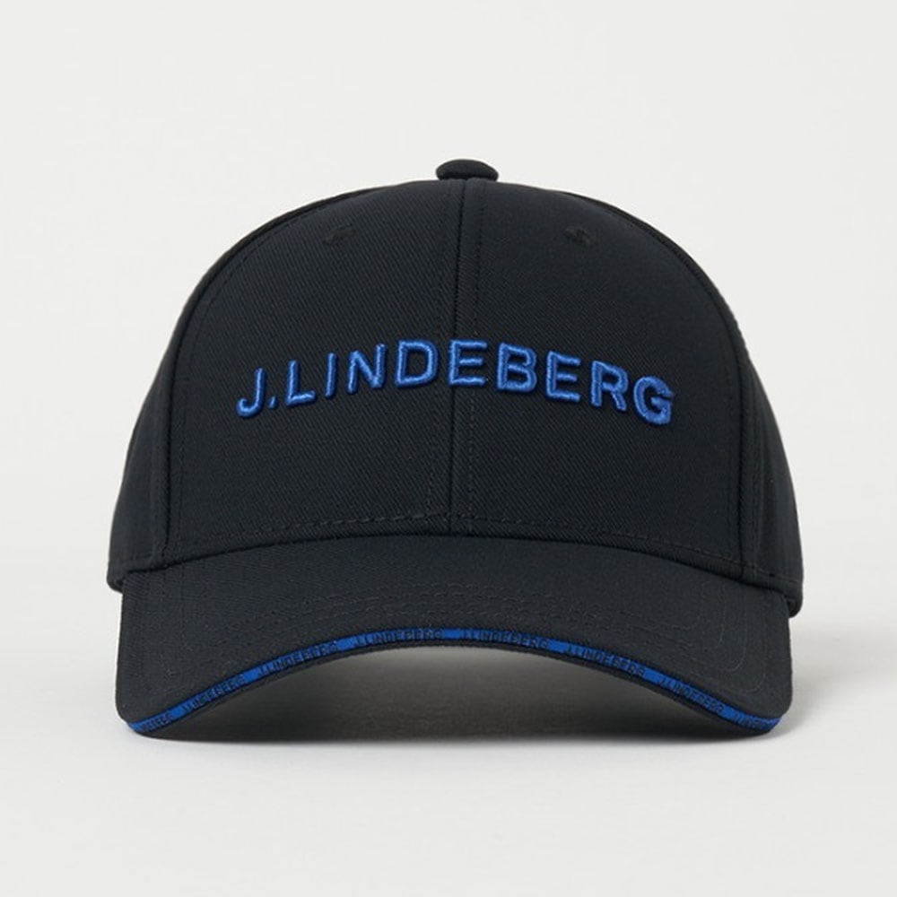 ロゴツイルキャップ　BLACK【J.LINDEBERG】
