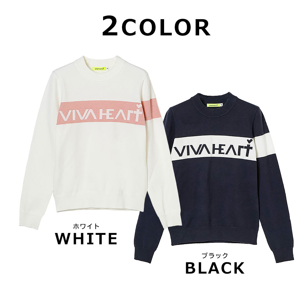 【LADIES】VIVAHEART　ロゴニット