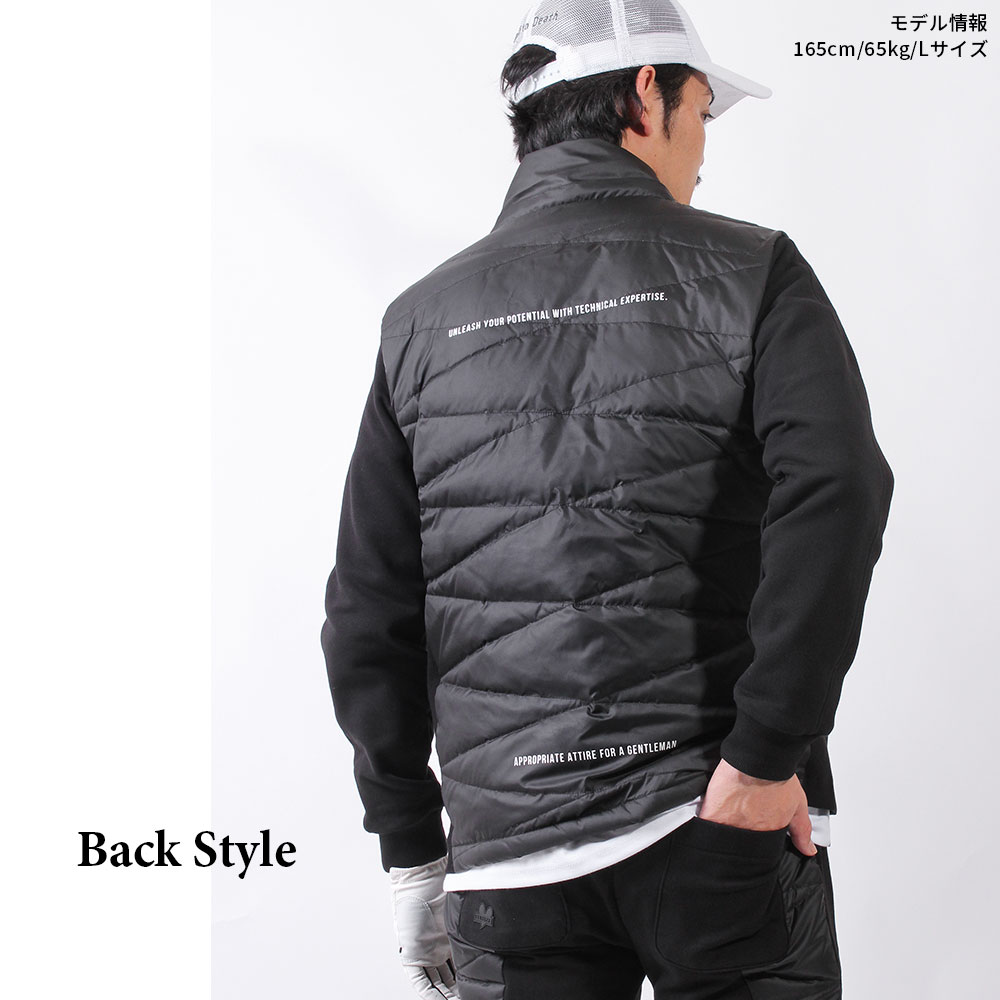 【MENS】LUXE/R GOLF ダウンフードジャケット