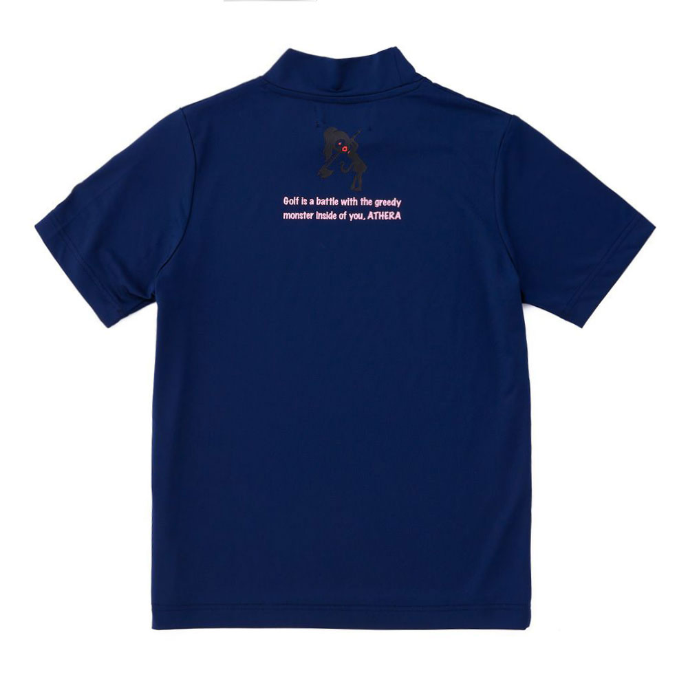 【GREED MONSTER】グリードモンスター Bordering Logo モックネックTシャツ